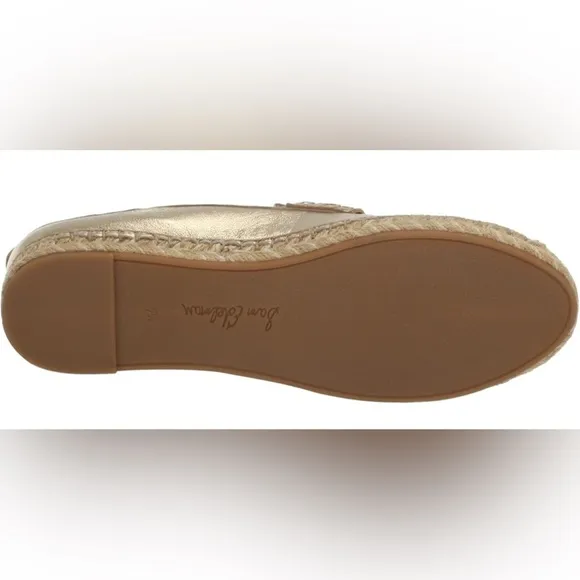 NEW- Sam Edelman Women's Kai Loafer Flat SIZE: 10.5  COLOR: Gold