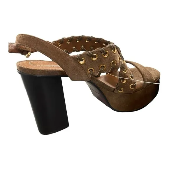 New! See by Chloe Suede Slingback Sandals