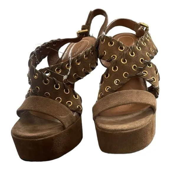 New! See by Chloe Suede Slingback Sandals
