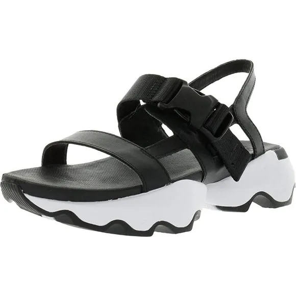 NEW Sorel Size 10 Women's Kinetic Impact Slingback Sandals - Black/ White