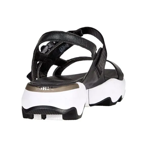 NEW Sorel Size 10 Women's Kinetic Impact Slingback Sandals - Black/ White