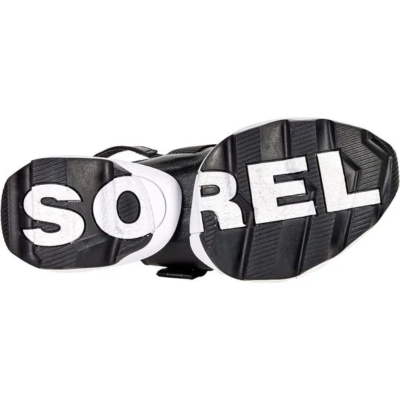 NEW Sorel Size 10 Women's Kinetic Impact Slingback Sandals - Black/ White