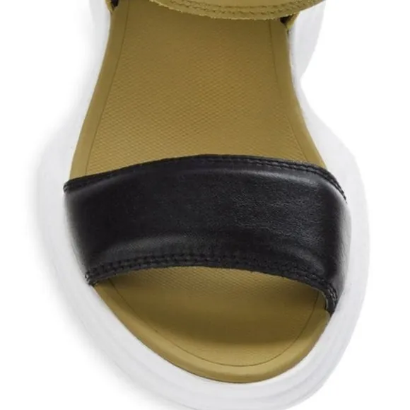 NEW Sorel Size 9 Women's Explorer Leather Sandals - Olive Shade