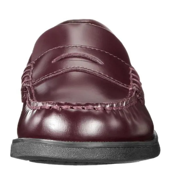 NEW SPERRY kids colton loafer in burgundy