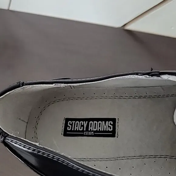 NEW STACY ADAMS loafers for Mens 10.5 Templin Bicycle-toe Slip-on Loafers-shoes