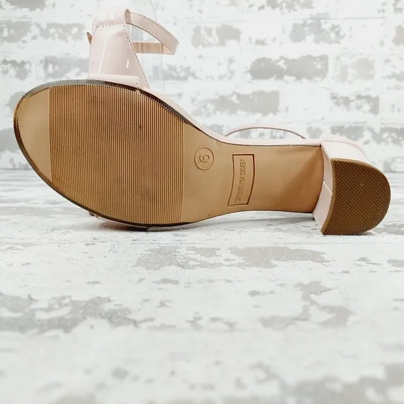 New Steve Madden Carrson Pink Ankle Strap Heleed Sandal K792