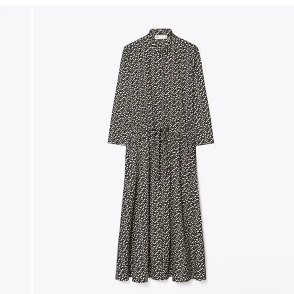 NEW ✨ TORY BURCH Printed Shirtdress - Prismatic T Monogram (Size 4) ✨