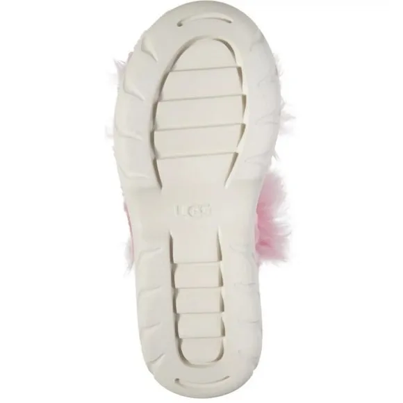 NEW UGG Sizes 6 to 11 Women's Fluff Sugar Platform Strappy Sandals - Pink