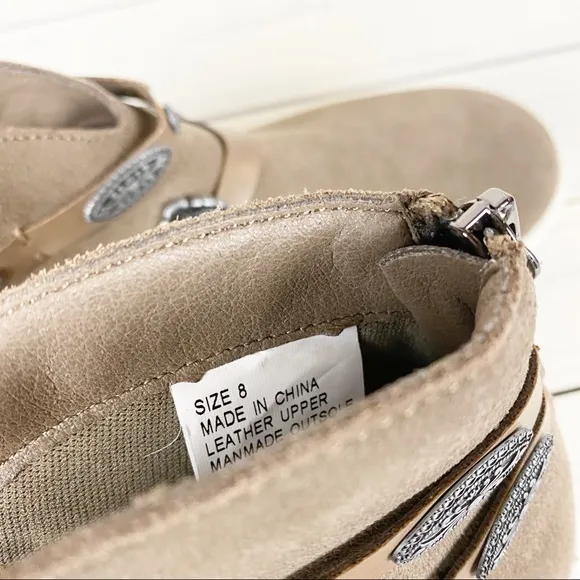 NEW Very Volatile Menloh Taupe Boho Western Sneakers 8