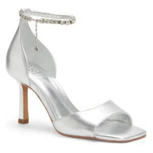 NEW Vince Camuto Size 8.5 Women's Evensa Chain Strap Sandal - Pewter