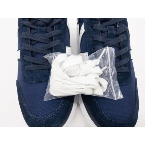 New Vionic Men's Comfort Ansel Suede Orthopedic Lace Up Sneakers 7 Blue &amp; White
