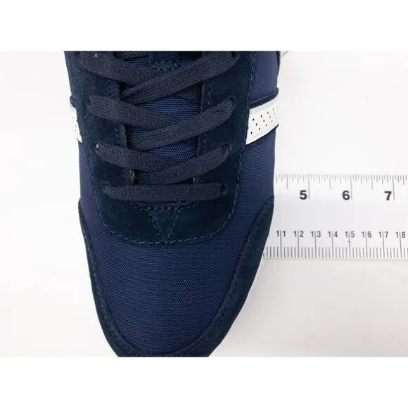New Vionic Men's Comfort Ansel Suede Orthopedic Lace Up Sneakers 7 Blue &amp; White