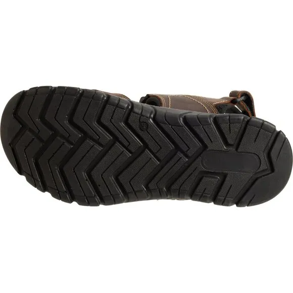 NEW Winston Thomas 3-Strap Sandals - Leather Choco  For Men 253