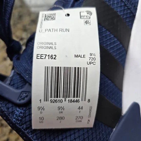New With Tags Adidas Blue and White Sneakers with Chunky Sole