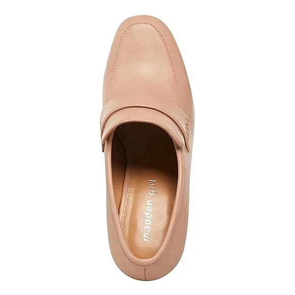 New w/o Box Madden Girl Dean Block Heel Platform Loafers Size 8