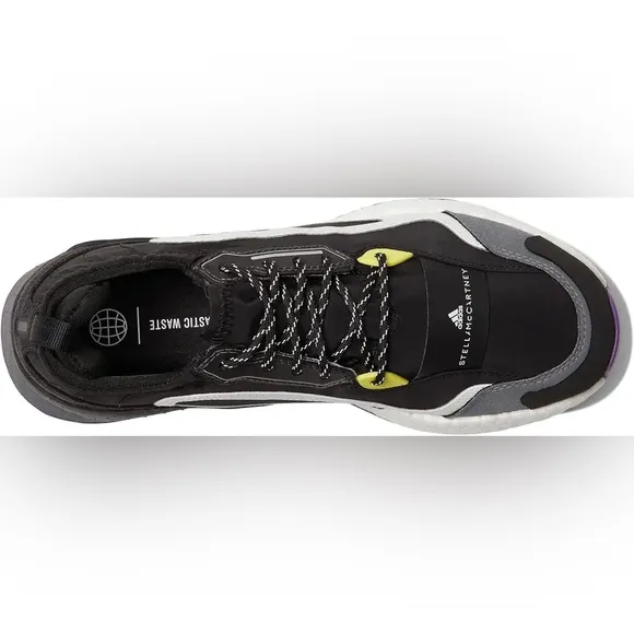 NEW⚠️Adidas by Stella McCartney Outdoorboost 2.0 Black/Purple/Yellow Size 8