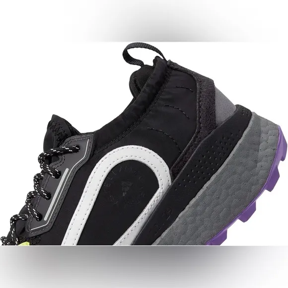 NEW⚠️Adidas by Stella McCartney Outdoorboost 2.0 Black/Purple/Yellow Size 8