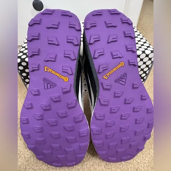 NEW⚠️Adidas by Stella McCartney Outdoorboost 2.0 Black/Purple/Yellow Size 8