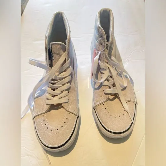 NEW FREE PEOPLE X VANS SK8 HI TOP SNEAKERS CLOUD 7.5