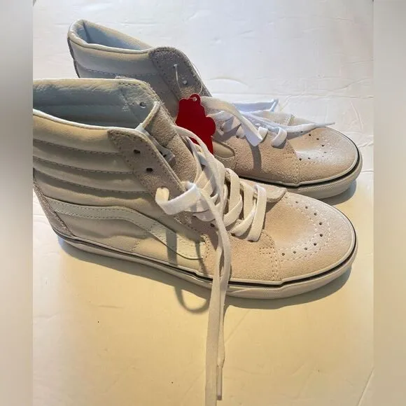 NEW FREE PEOPLE X VANS SK8 HI TOP SNEAKERS CLOUD 7.5