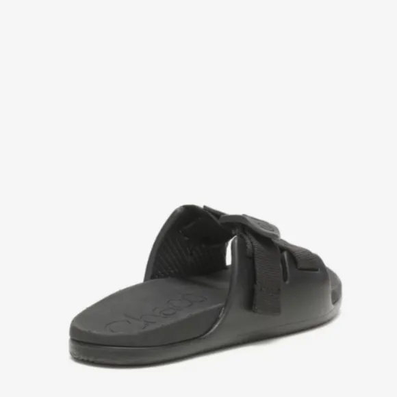 NIB Chaco Chillos Slide Sandals Black Adjustable Strap Sandal Kid's Size 4