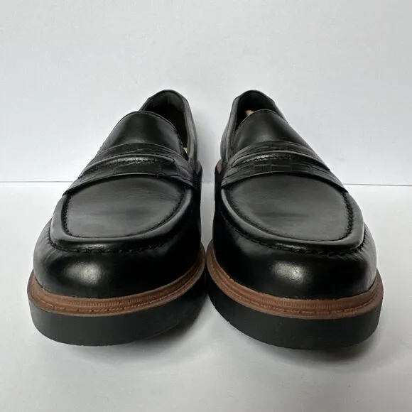 NIB Clarks Westlynn Bay Black Leather Slip-On Loafers Size 8.5
