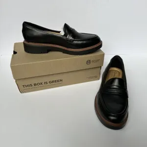 NIB Clarks Westlynn Bay Black Leather Slip-On Loafers Size 8.5