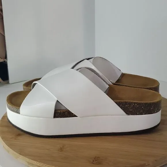 NIB Free People Sidelines Flatform Sandals Made in Spain Women's Size  EU 39
