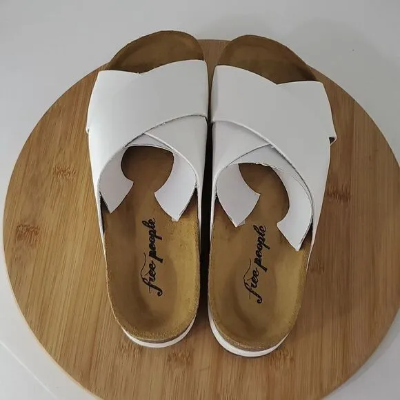 NIB Free People Sidelines Flatform Sandals Made in Spain Women's Size  EU 39