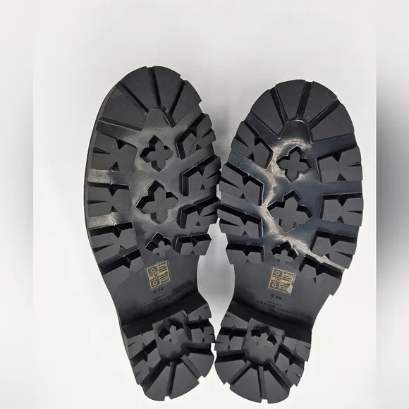 NIB Kurt Geiger Leather Carnaby Chunky Loafers, Black size EU 38.5 or US 8
