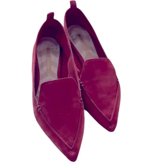 Nicholas Kirkwood Beya Suede Point Toe Flat Loafers Slip On Vacation Italy