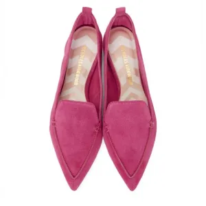 Nicholas Kirkwood Beya Suede Point Toe Flat Loafers Slip On Vacation Italy