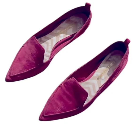 Nicholas Kirkwood Beya Suede Point Toe Flat Loafers Slip On Vacation Italy