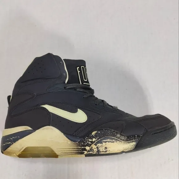 Nike 2012 Air Force 180 RARE Mid Glow In The Dark Sneakers Men's Shoe Sz 10