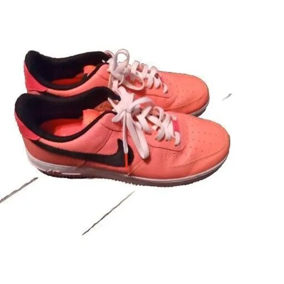 Nike Air Force 1 Coral Pink Sneakers Classic Athletic Shoes‎ Retro Streetwear