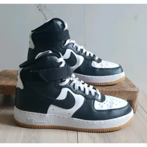 Nike Air Force 1 High By You Mens 10 Black White Gum Sole Custom Sneakers AQ3777