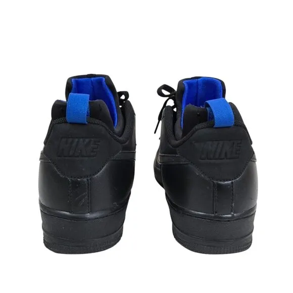 Nike Air Force Sneakers with Blue Accents
