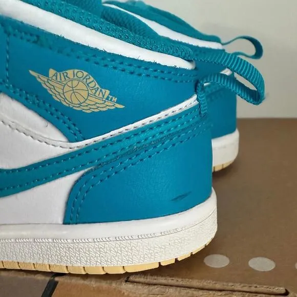 Nike Air Jordan 1 Mid ‘Aquatone’ Toddler Sneakers DQ8425-400- SZ 8 C