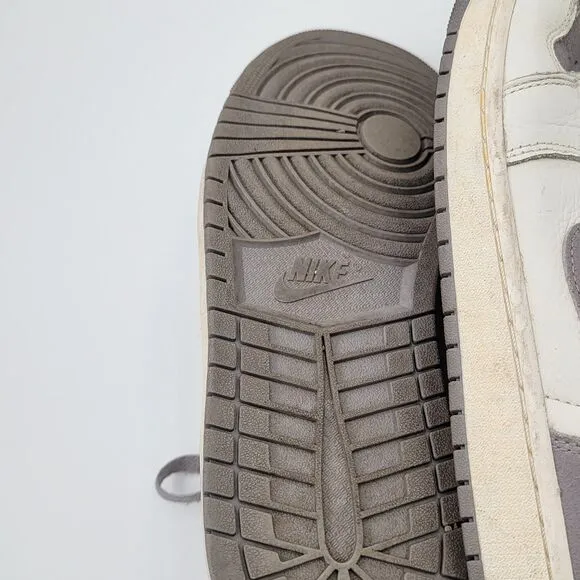 Nike Air Jordan 1 Retro Low OG Atmosphere Gray Sneakers Men's size 10.5