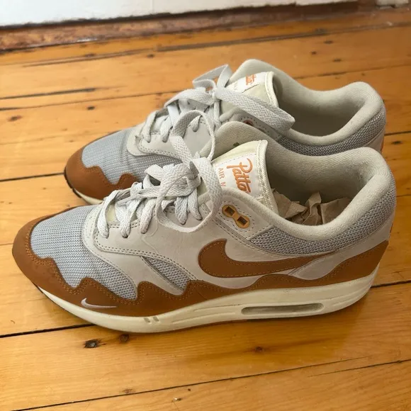 Nike Air Max 1 “PATTA” Burnt Orange Rust Sneakers