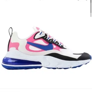 Nike Air Max 270 React Sneakers Summit White/ Cosmic Fuchsia-Black Size 6.5