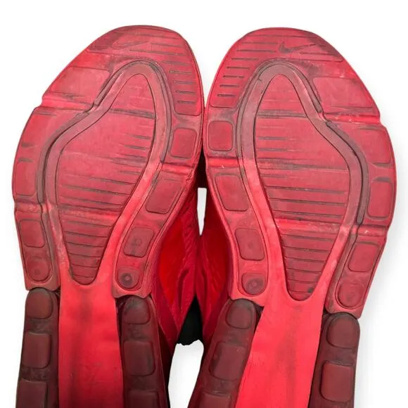 Nike Air Max 270 University Red Sneakers Men's Size 11.5