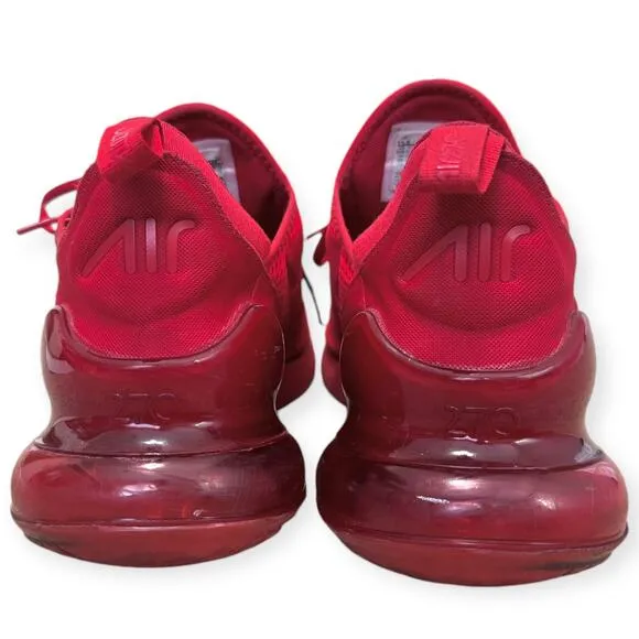 Nike Air Max 270 University Red Sneakers Men's Size 11.5