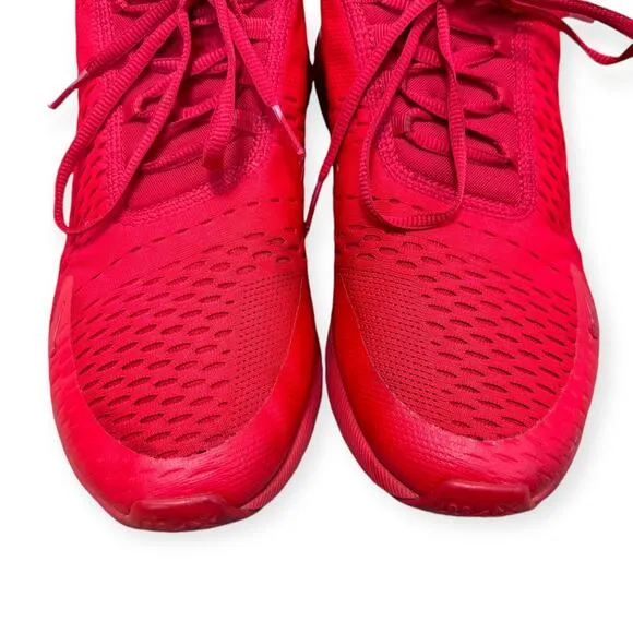 Nike Air Max 270 University Red Sneakers Men's Size 11.5