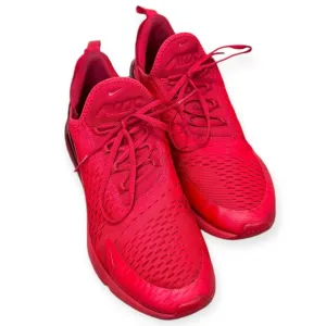Nike Air Max 270 University Red Sneakers Men's Size 11.5