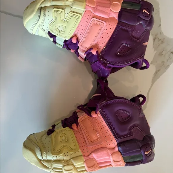 Nike Air More Uptempo Tri-Color Lucky Charms- Nike Sneakers- Youth 4.5