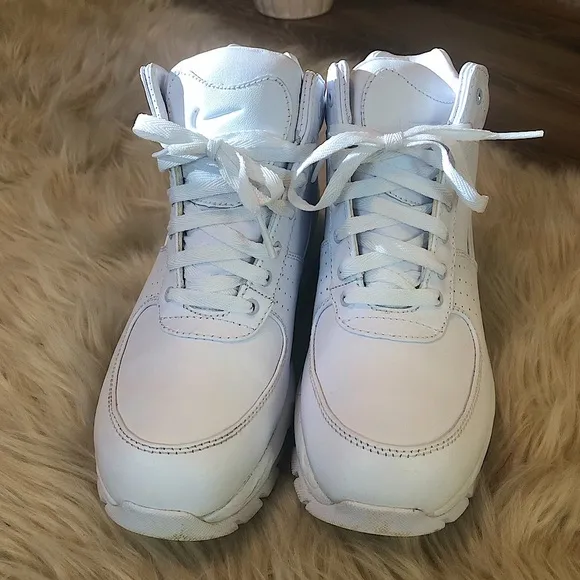 Nike All-Terrain ACG white hiking boots platform sole