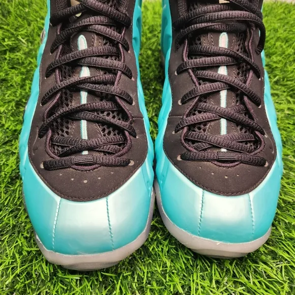 Nike Black and Blue Sneakers with Unique Texture and Chunky Sole