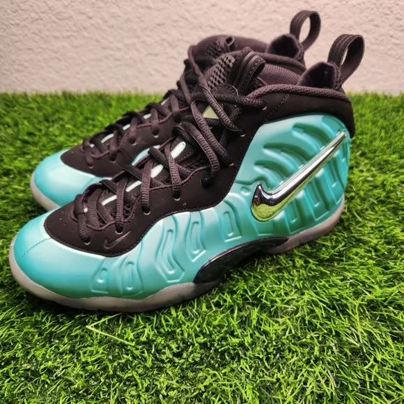 Nike Black and Blue Sneakers with Unique Texture and Chunky Sole