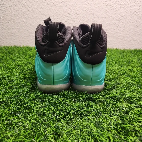 Nike Black and Blue Sneakers with Unique Texture and Chunky Sole